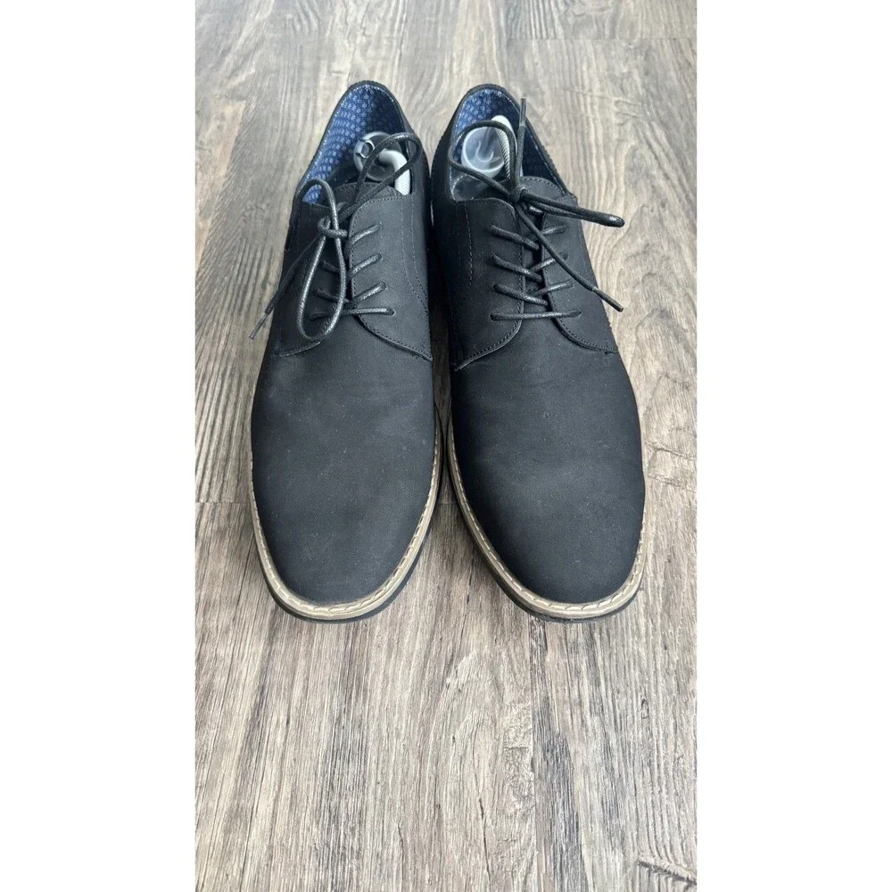 Perry Ellis Portfolio Jackson2 Dress Shoes Men’sSz 14 Color Black PEA19F0435A-1